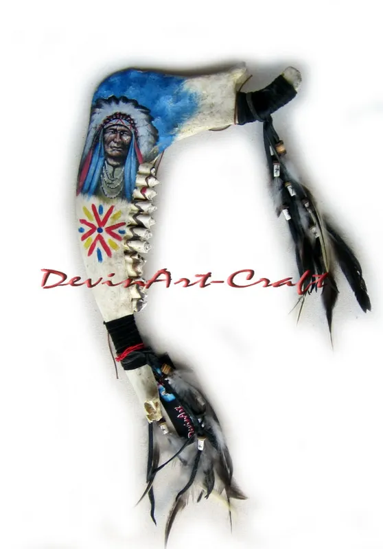 Axe Bone Painting 583