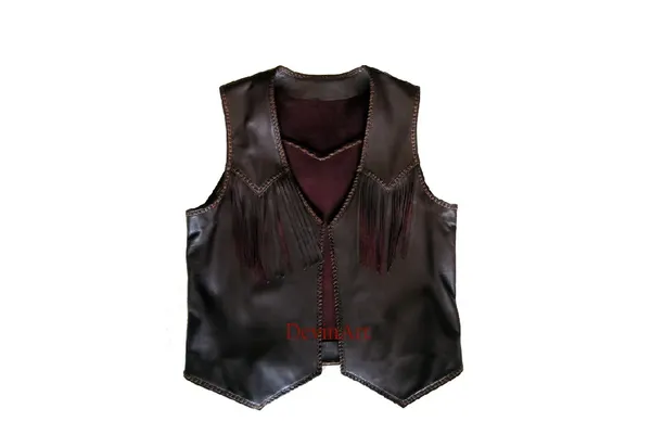 Leather Vest 496
