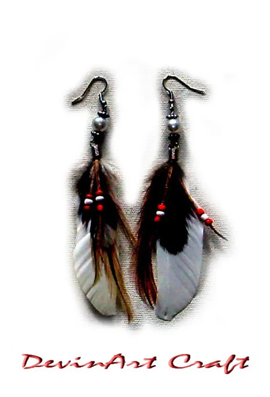 Earring Feather 623
