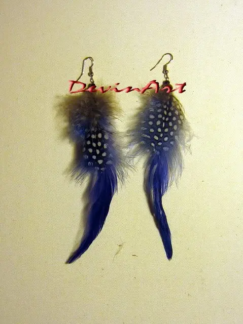 Earring Feather 666