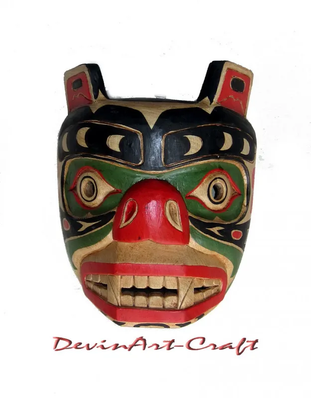 Wooden Mask 020