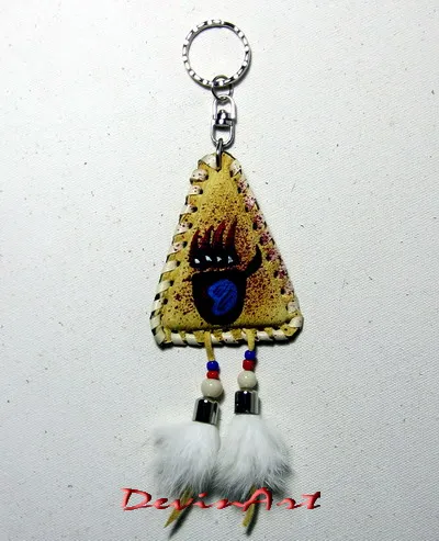 Leather Keyring 253