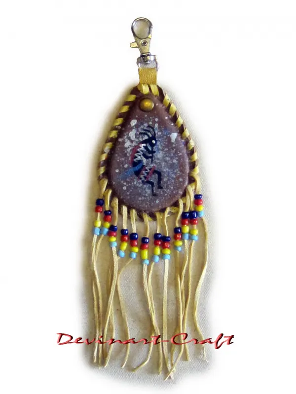 Leather Keyring 257