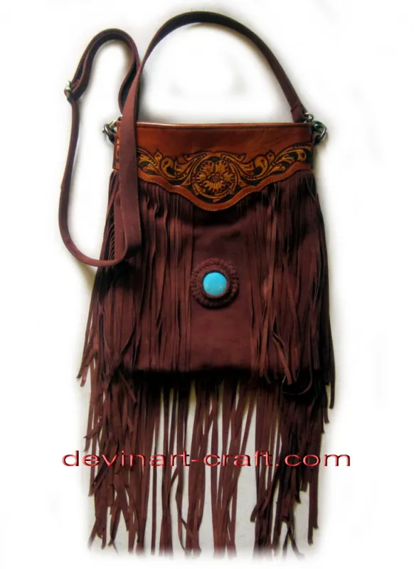 Tooled Leather Bag 101