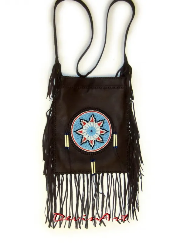 Leather Bag Beads 851