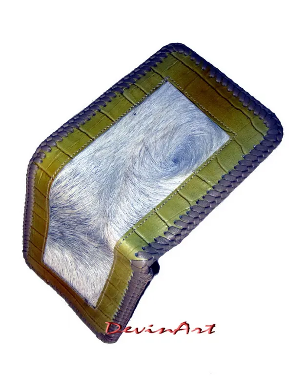 Leather Wallet Fur 778