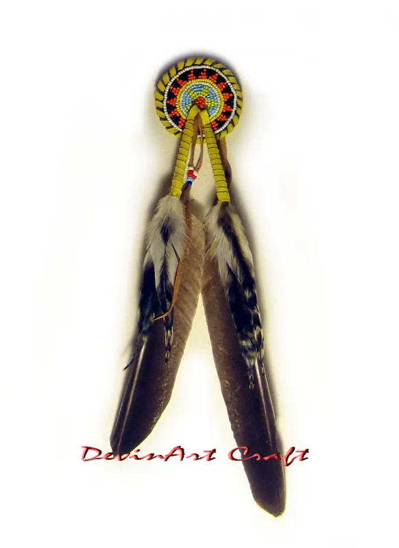 Hairclip Feather 25